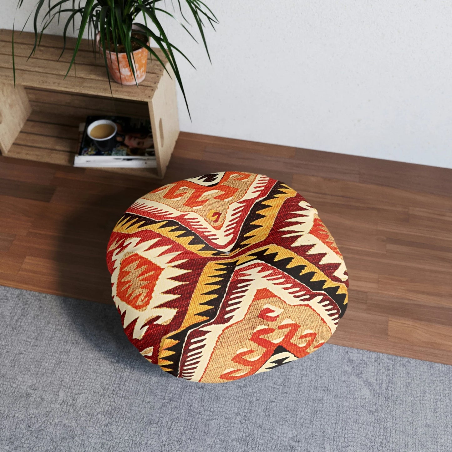 Meditation and Comfort Floor Pillow HOPI | Minimal by Queennoble
